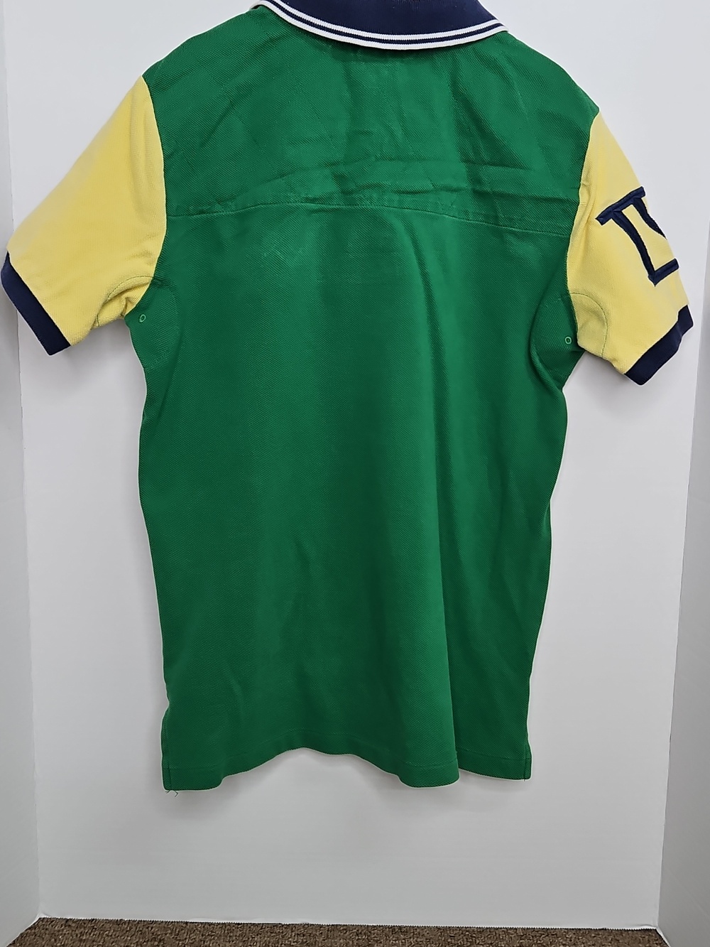 Polo Ralph Lauren Green Polo Colorblock Bleeker Crest Shirt Sz Small 8 - Picture 4 of 6